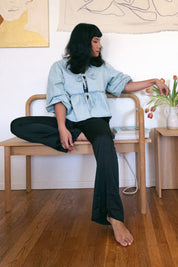 Denim Brunch Babe Top