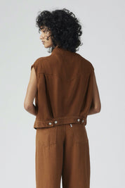 Sorrel Horse Shrunken 90s Vest