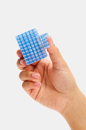 Blue Lattice Midi Box Claw