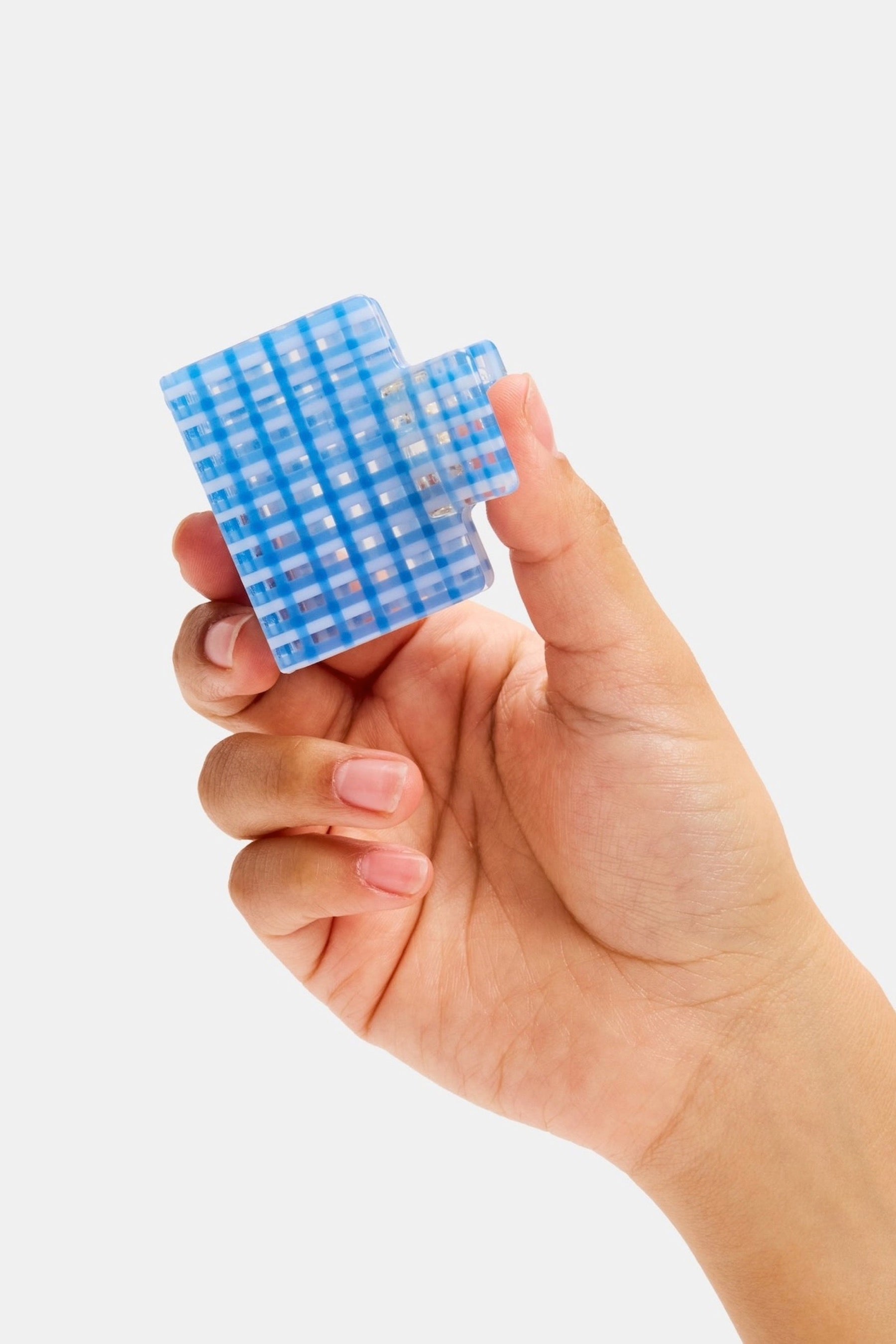 Blue Lattice Midi Box Claw