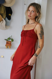 Crimson Midsummer Dress