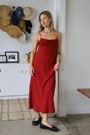 Crimson Midsummer Dress