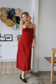 Crimson Midsummer Dress