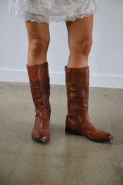 Brown Leather Frye Boots