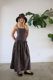 Dark Leopard Persephone Dress