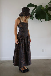 Dark Leopard Persephone Dress
