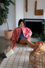 Red Bandana Macy Jacket