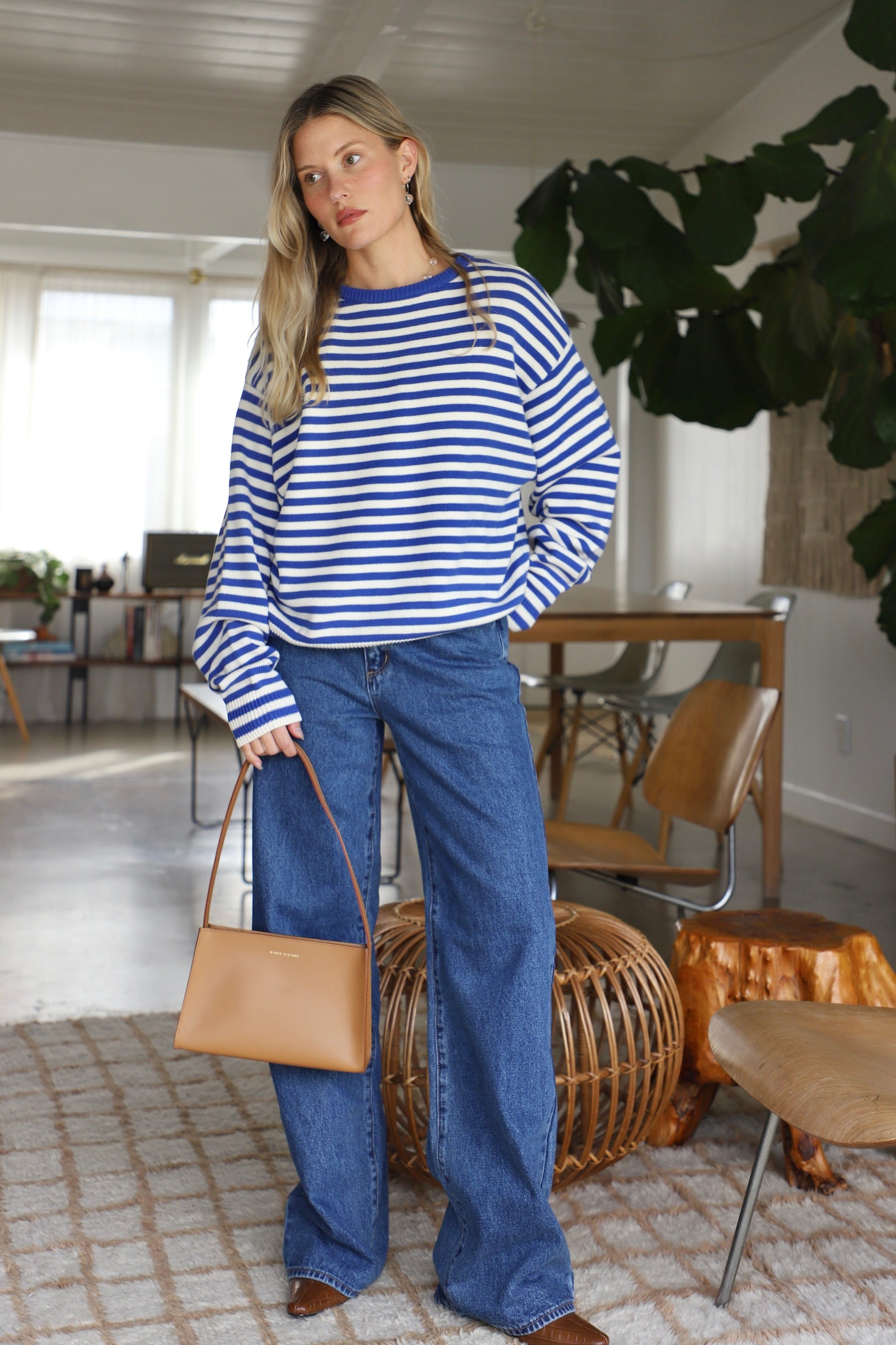 Cobalt I Can't Believe It's Not Vintage Crewneck