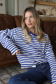 Cobalt I Can't Believe It's Not Vintage Crewneck