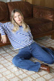 Cobalt I Can't Believe It's Not Vintage Crewneck