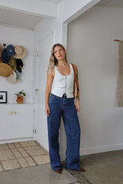 White Sand Addison Racer Tank