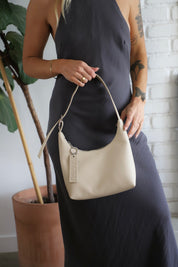 Stone Leather Mini Shoulder Bag