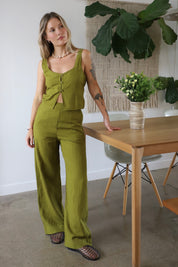 Olive Maya Vest Top