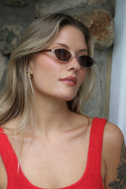 Chestnut Farrah Sunglasses