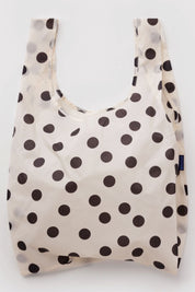 Cream Polka Dot Baggu