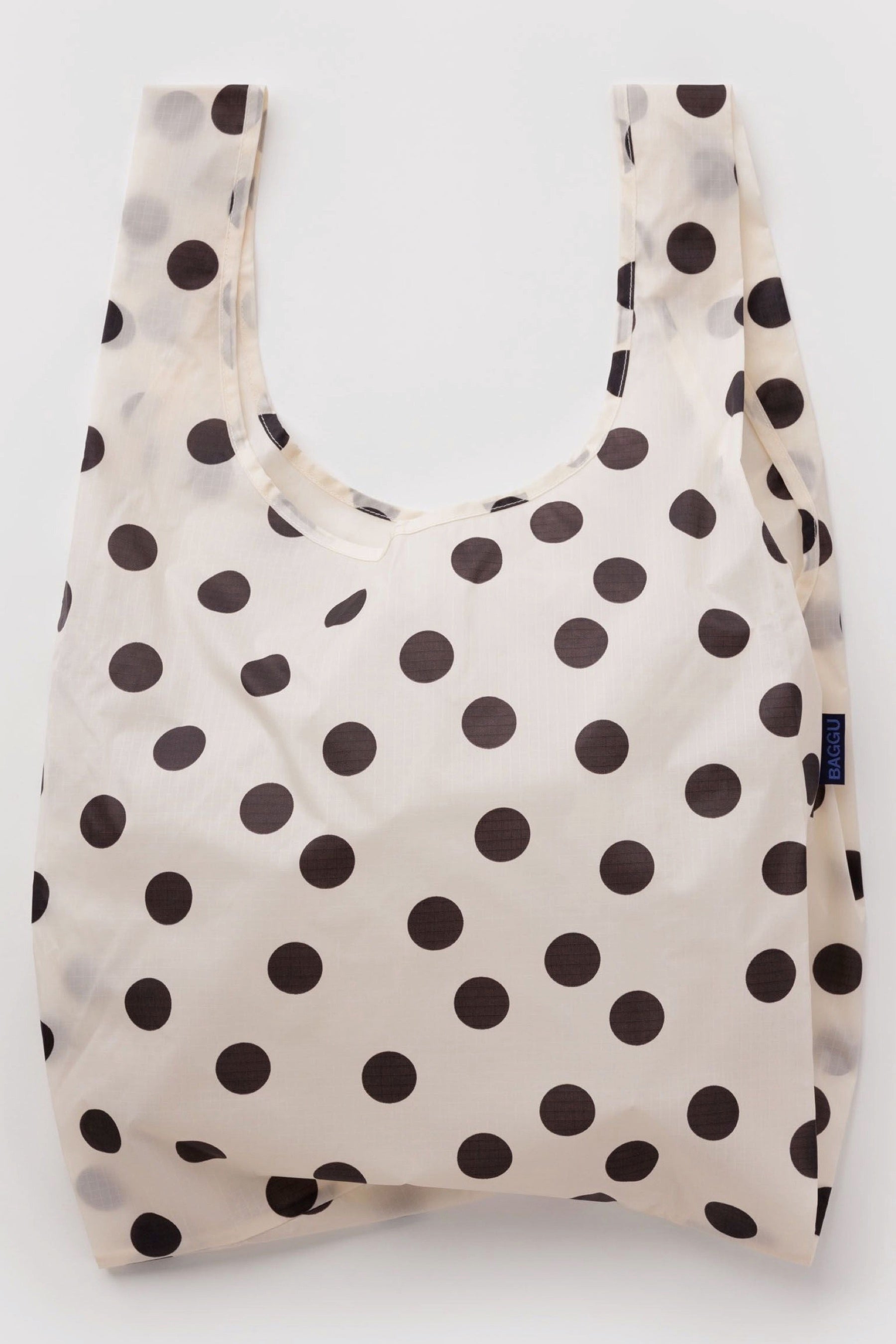 Cream Polka Dot Baggu