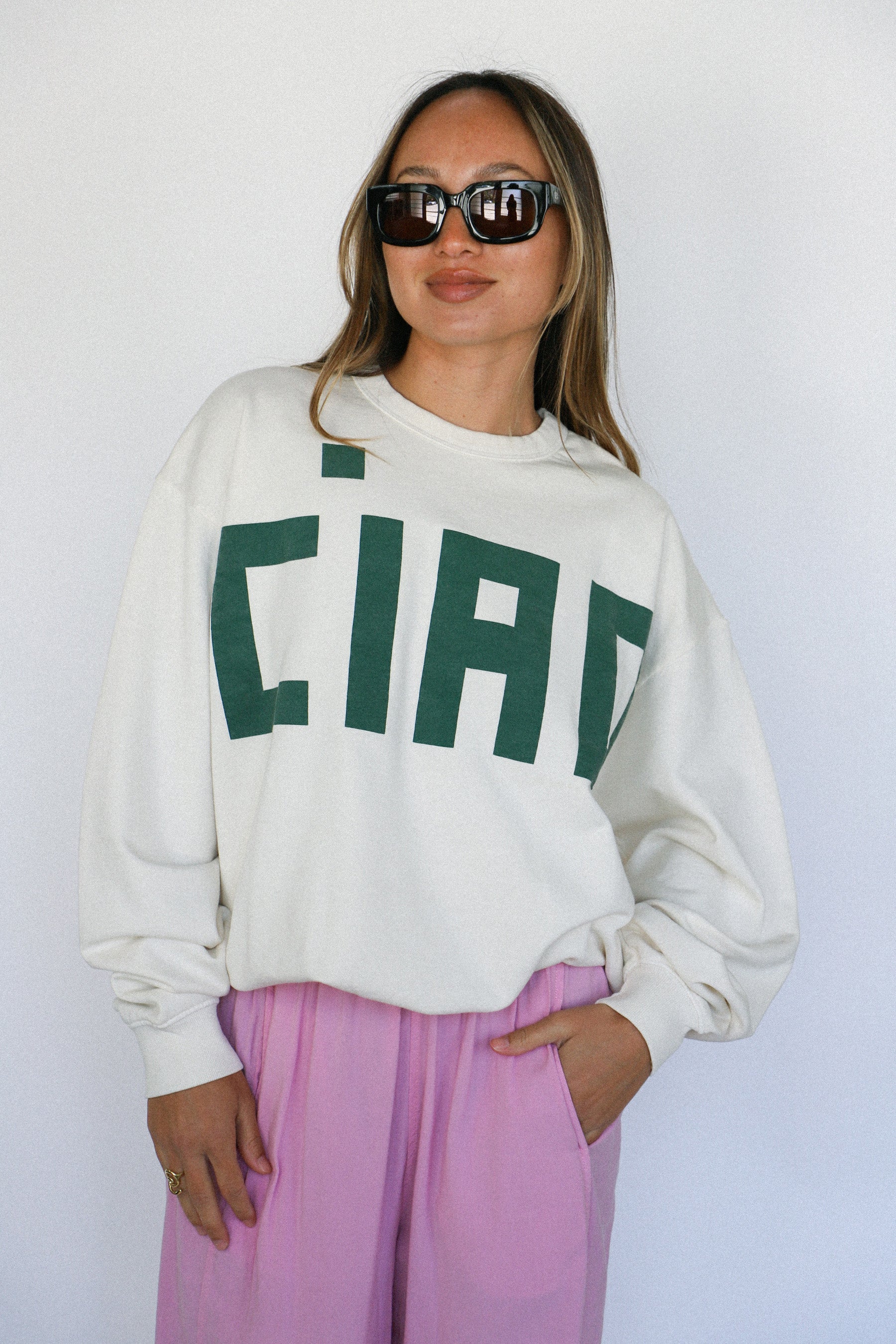 Cream Ciao Sweatshirt