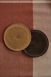 Chocolate Suede Coasters
