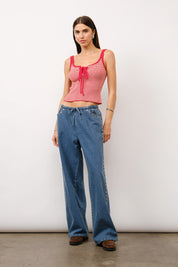 Red Stripe Maisie Tank