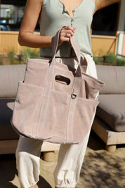 Sand Suede Caravan Bag