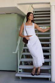 White Eyelet Emma Tank