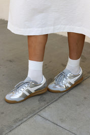 Silver Torpedo Sneaker