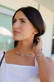 X Prism Indigo Necklace