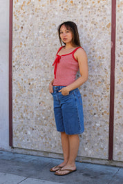 Red Stripe Maisie Tank