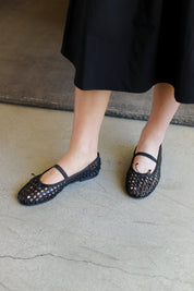 Black Eloise Flats