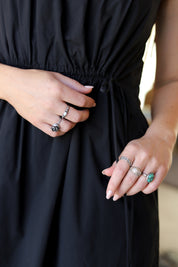 Silver Yin Yang Band