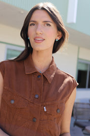 Sorrel Horse Shrunken 90s Vest