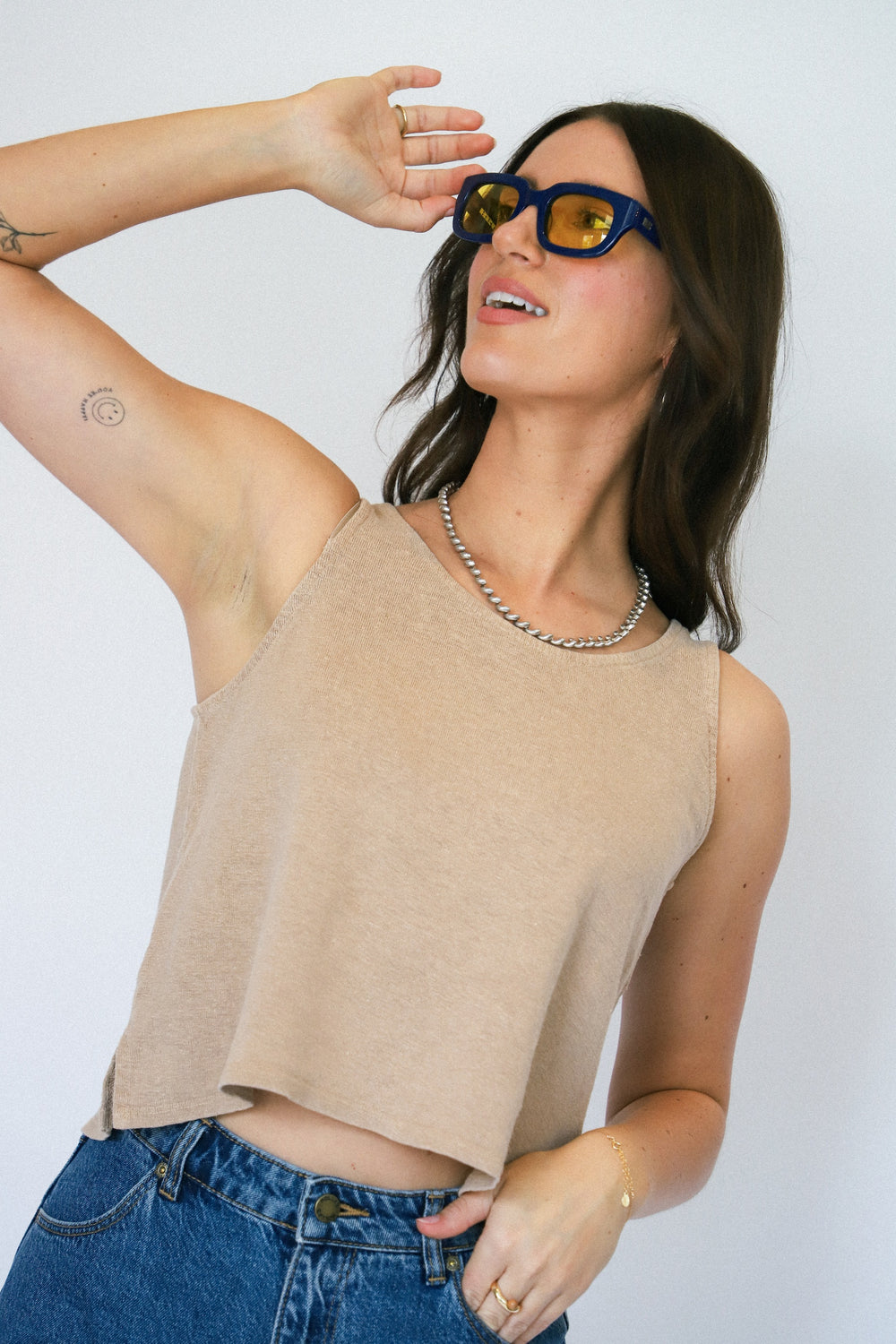 Canvas Cropped Tank