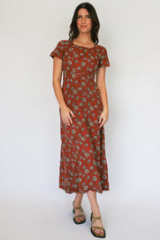 Floral Short Sleeve Dress