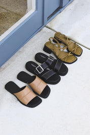 Black Connie Sandal