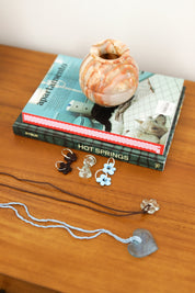 Ice Blue Heart Necklace