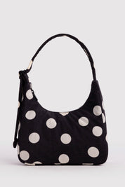 Polka Dot Mini Nylon Shoulder Bag