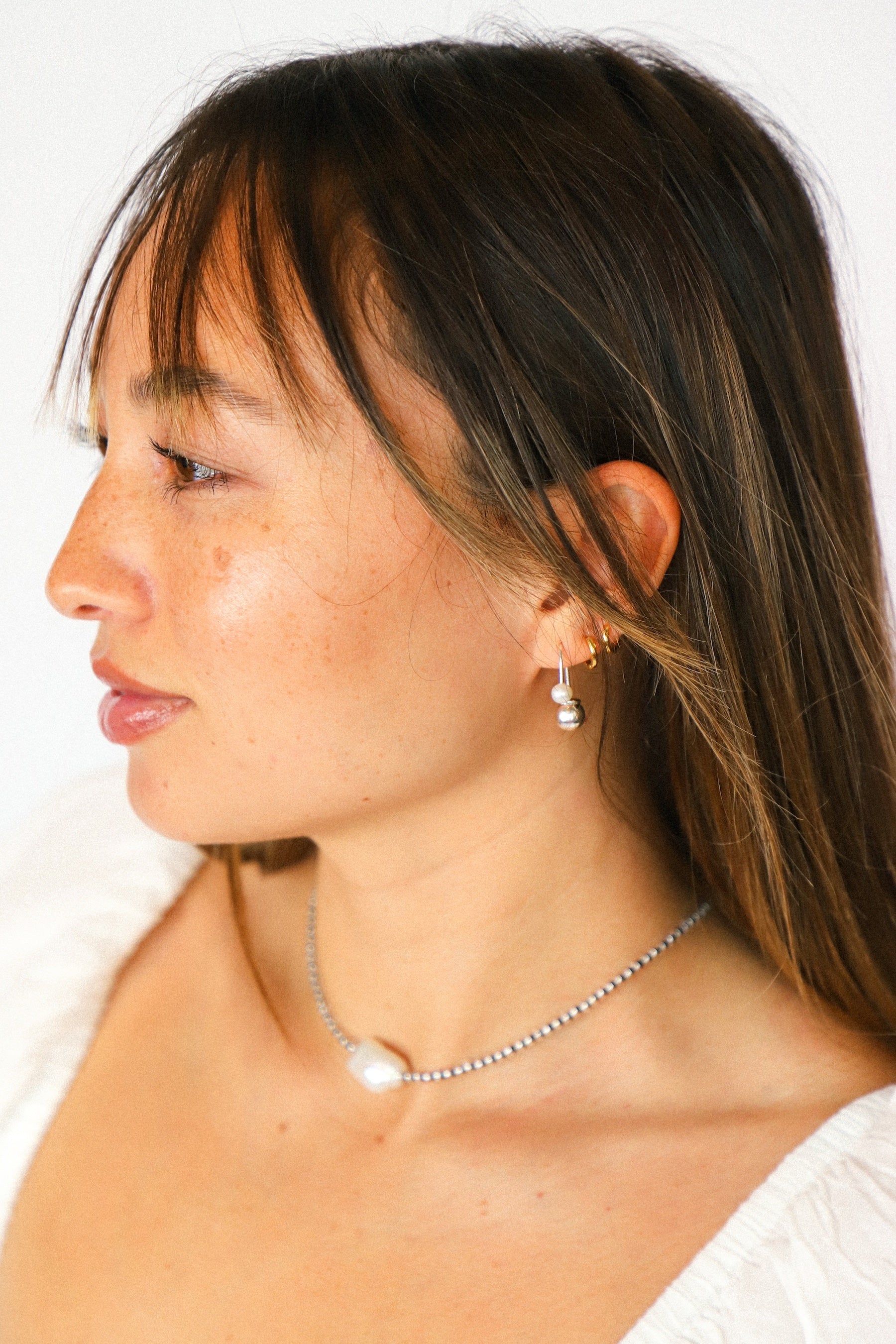 Silver Beatrice Earrings