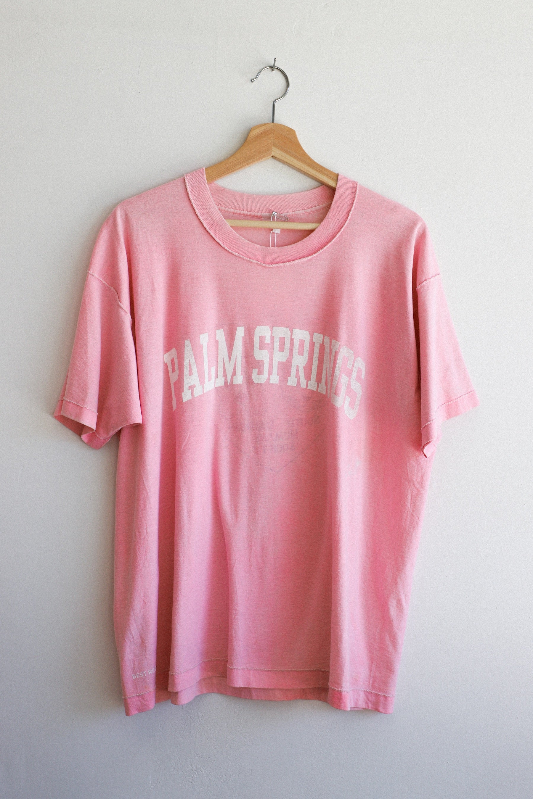X Prism Pink Palm Springs Varsity Tee 002