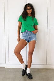 Tennis Green Basic Tee