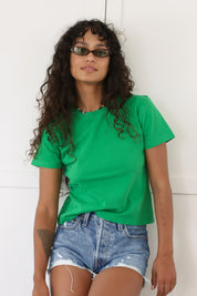 Tennis Green Basic Tee