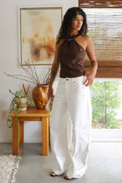 Brown Thompsen Buckle Tank