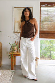 Brown Thompsen Buckle Tank