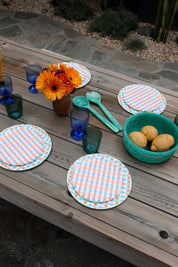 Large Teal Serving Bowl