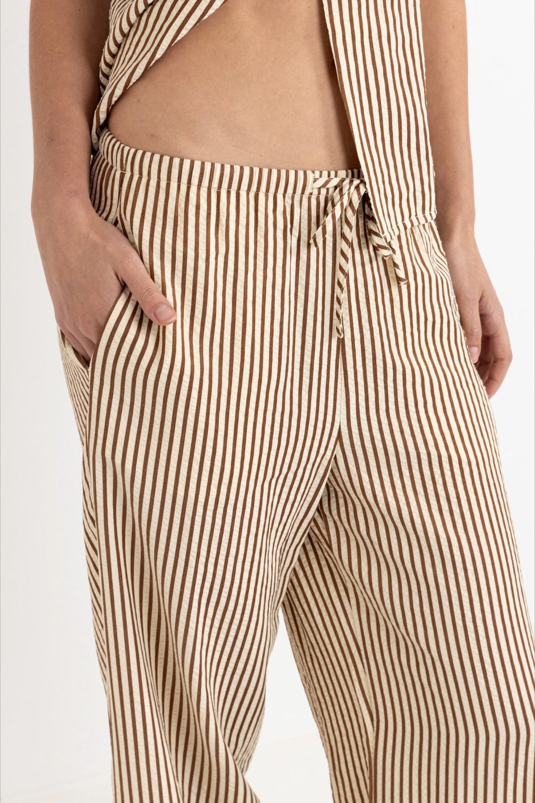 Cove Stripe Drawstring Pant