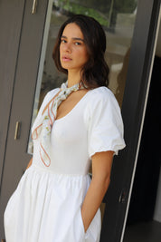 White Alana Dress
