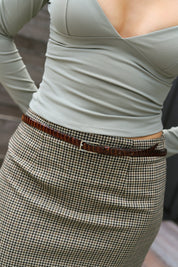 Brown Pigal Serpent Belt