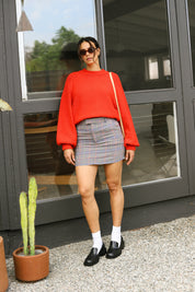 Fiery Red Riley Pullover