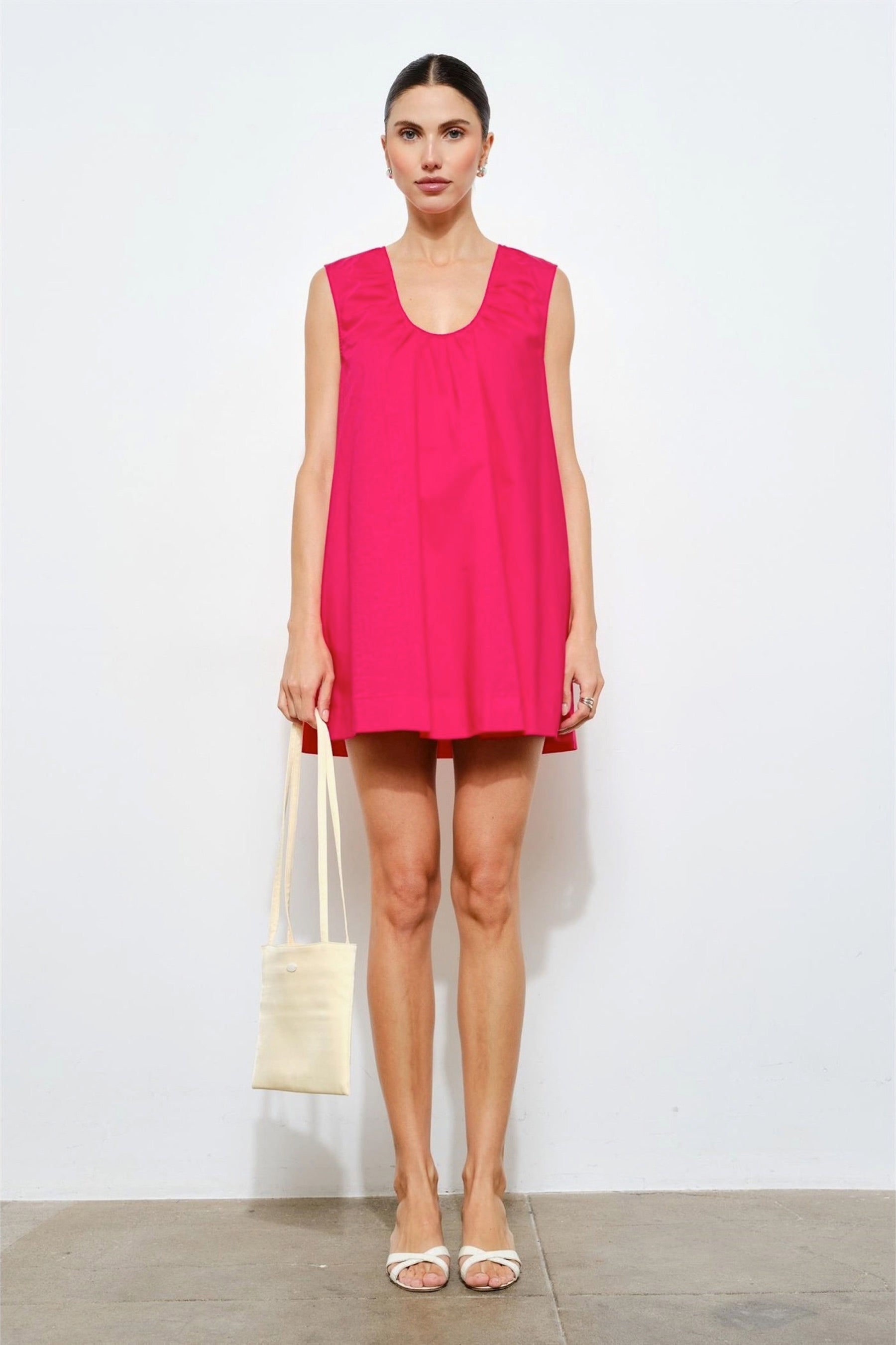 Buttercream Satin Leda Bag