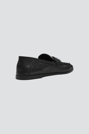 Black Leather Stewart Loafer