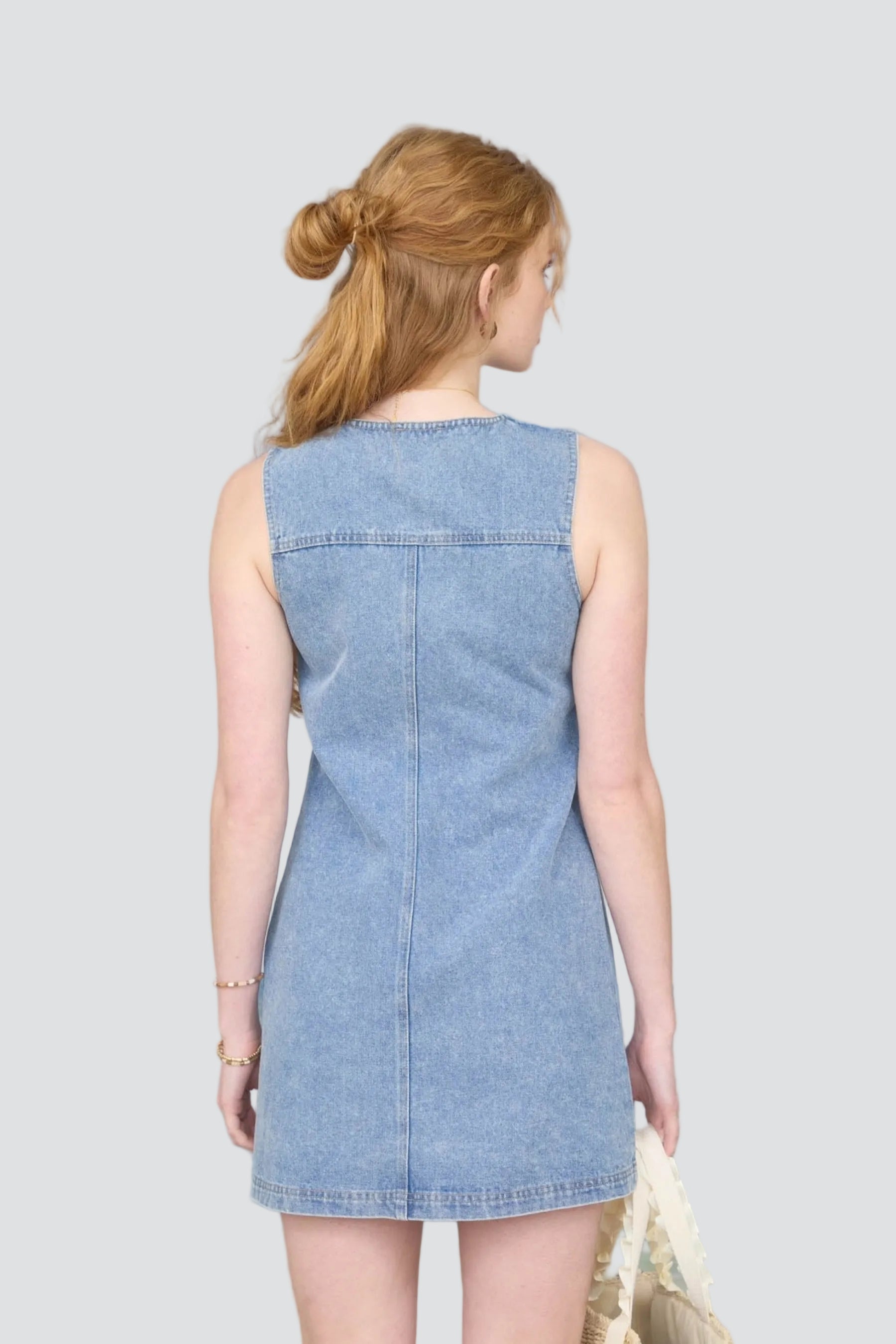 Denim Shelly Mini Dress
